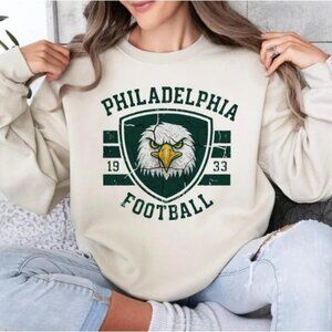 Vintage Philadelphia Football Sweatshirt – Retro Philly Eagles Gameday Pullover